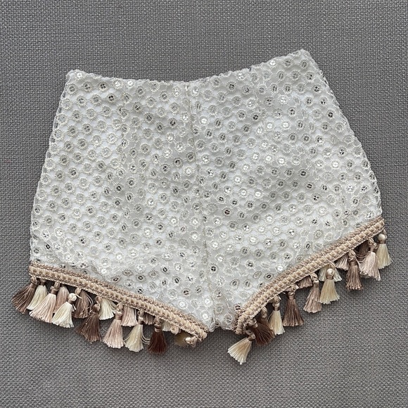 L’ATISTE Sequin Shorts with Tassels - Picture 5 of 8